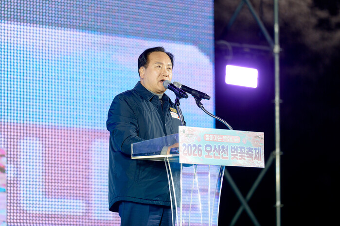 이권재 오산시장, “벚꽃 흐드러진 오...